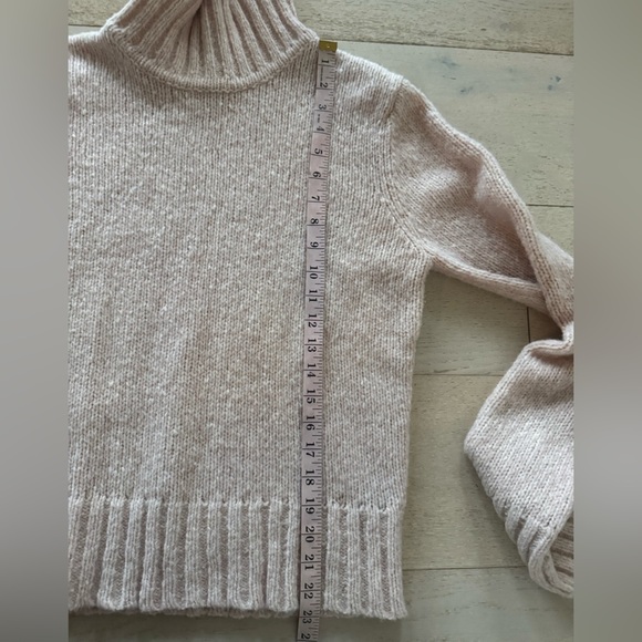Lauren Ralph Lauren Merino Wool Turtleneck Sweater pink L - Picture 6 of 7
